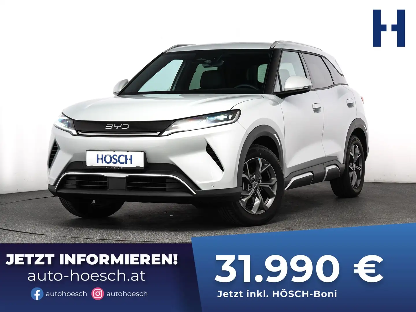 BYD Atto 2 EV COMFORT 64.8 kWh LEDER MEGAPREIS ++ Weiß - 1