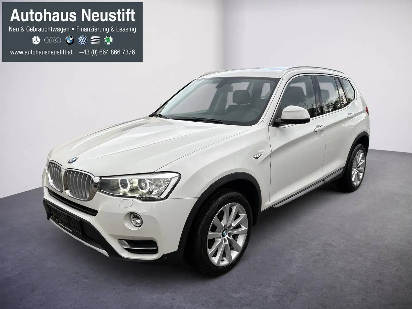 BMW X3 xDrive 20d Weiß - 1
