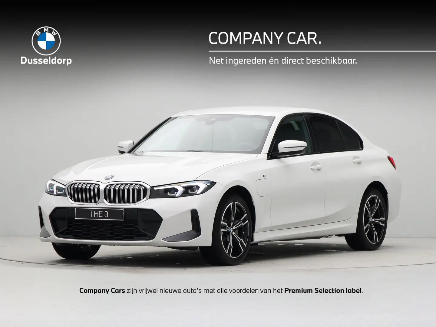 BMW 330 3 Serie Sedan 330e M Sport Blanc - 1
