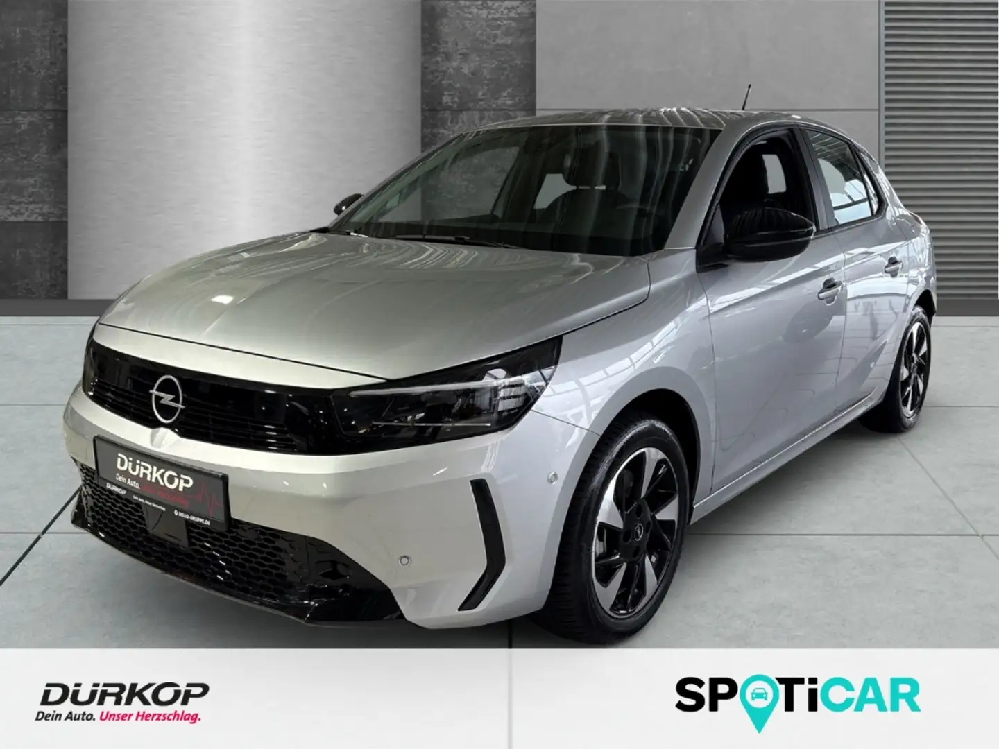 Opel Corsa-e Edition 11kW- On-Board-Lader/Rückfahrkamera/PDC LE Silber - 1