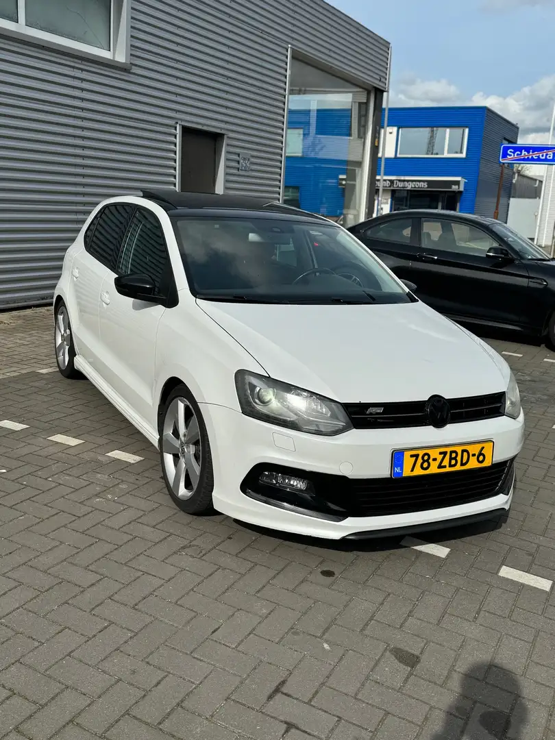 Volkswagen Polo 1.2 TSI Highline Pano, stoelverwarming, parelmoer Wit - 1