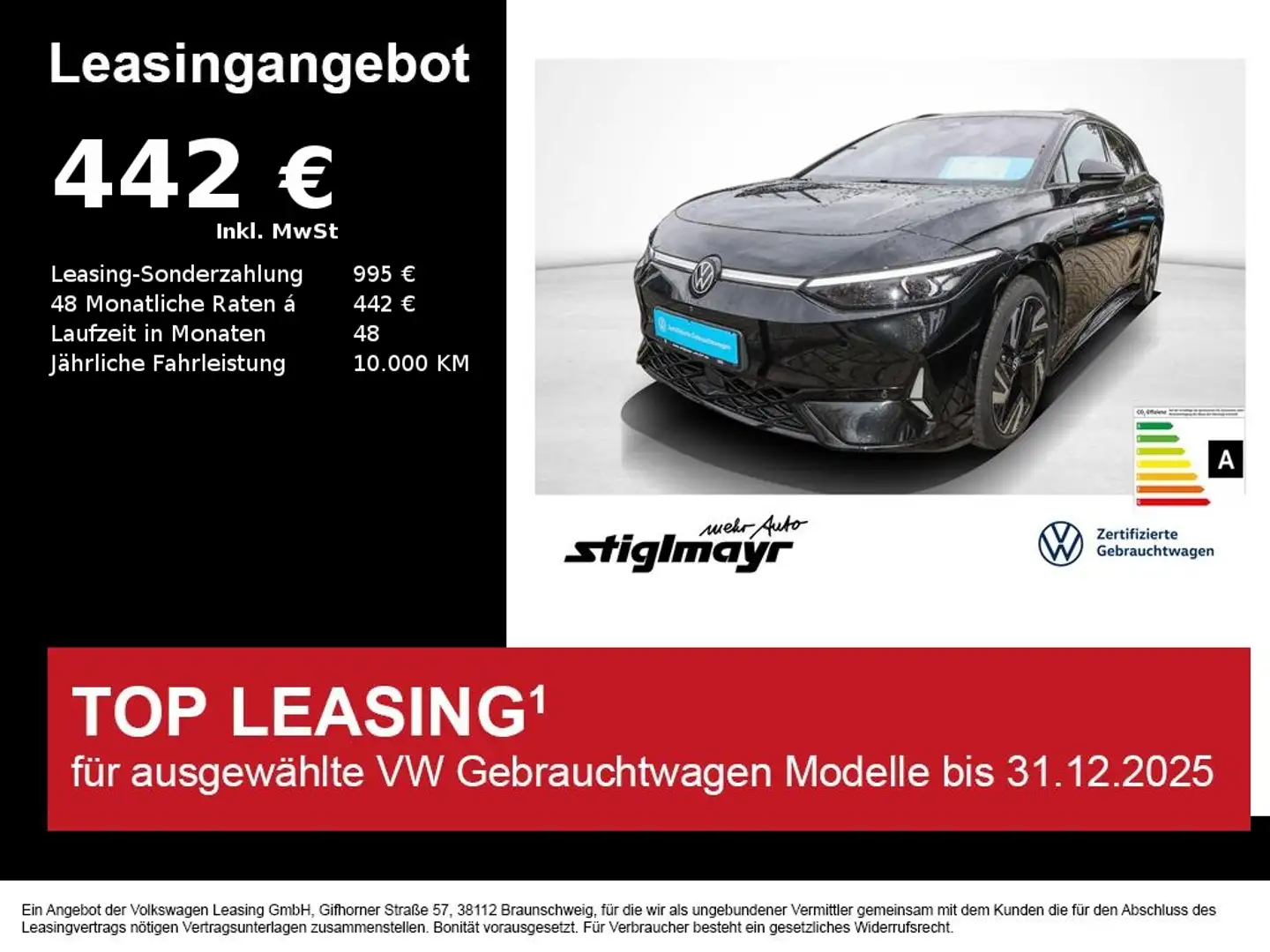 Volkswagen ID.7 Tourer GTX 91 kWh 4Motion MATRIX-LED+Alu-21 Schwarz - 1