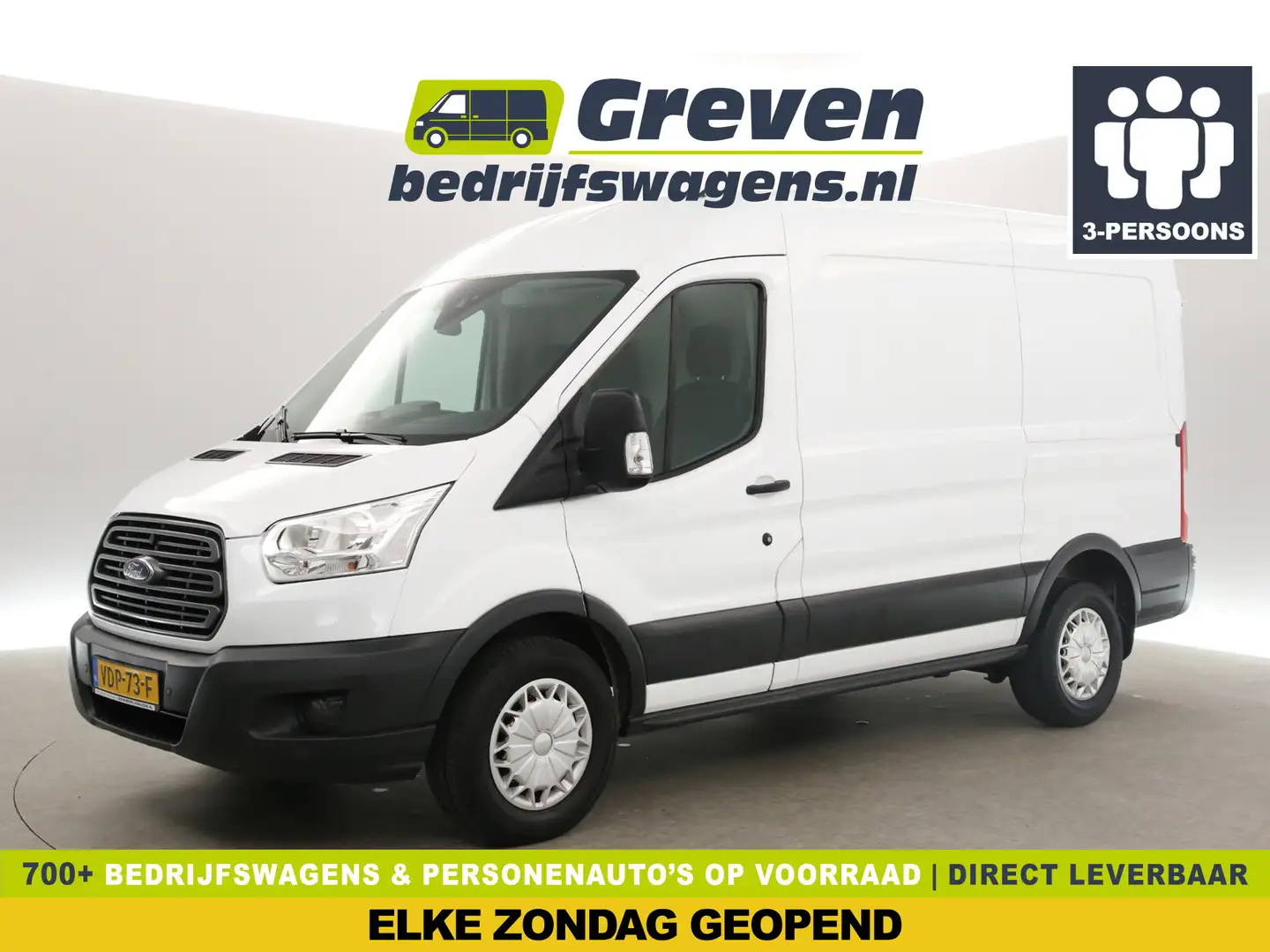 Ford Transit 330 2.2 TDCI L2H2 | APK tot 02-2026 | Airco Cruise Wit - 1