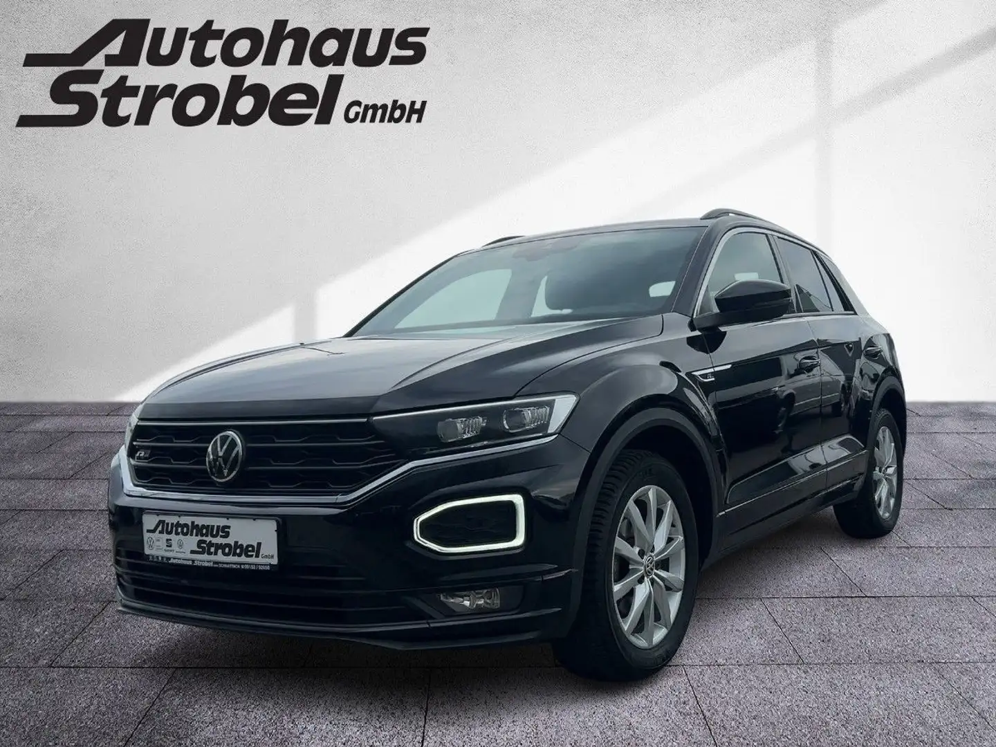 Volkswagen T-Roc 1.5 TSI DSG Sport R-line ACC LED Navi Lan Schwarz - 2