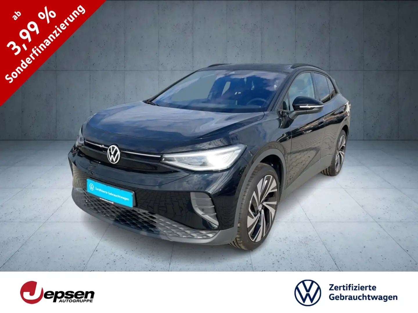 Volkswagen ID.4 Pro 4MOT Automatik Pano+DCC+21`+TopSportPlus Schwarz - 1