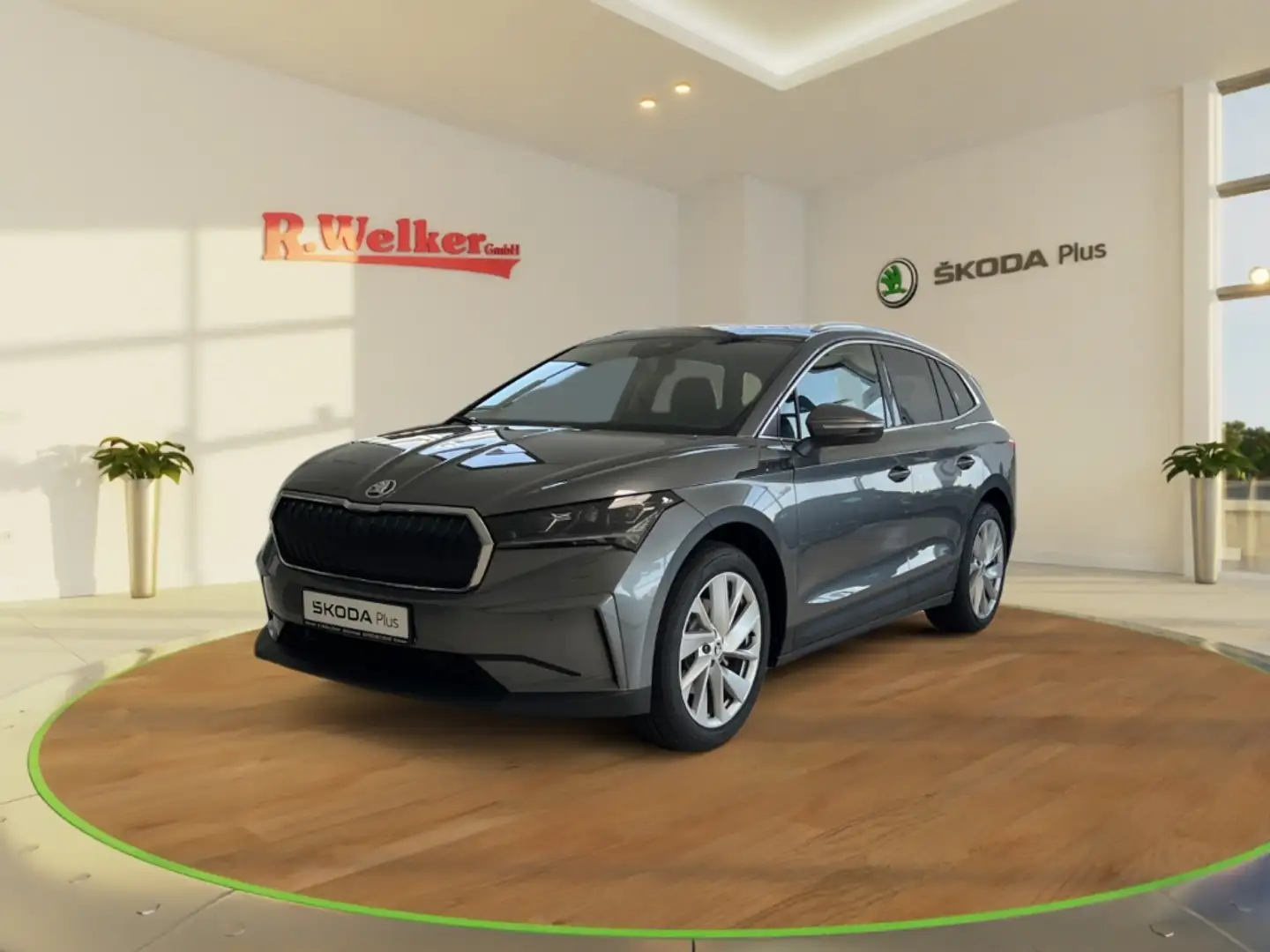 Skoda Enyaq 80 Loft AHK-klappbar*Navi*LED*Keyless* Grau - 1