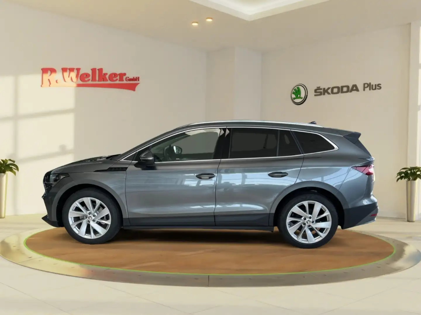 Skoda Enyaq 80 Loft AHK-klappbar*Navi*LED*Keyless* Grau - 2