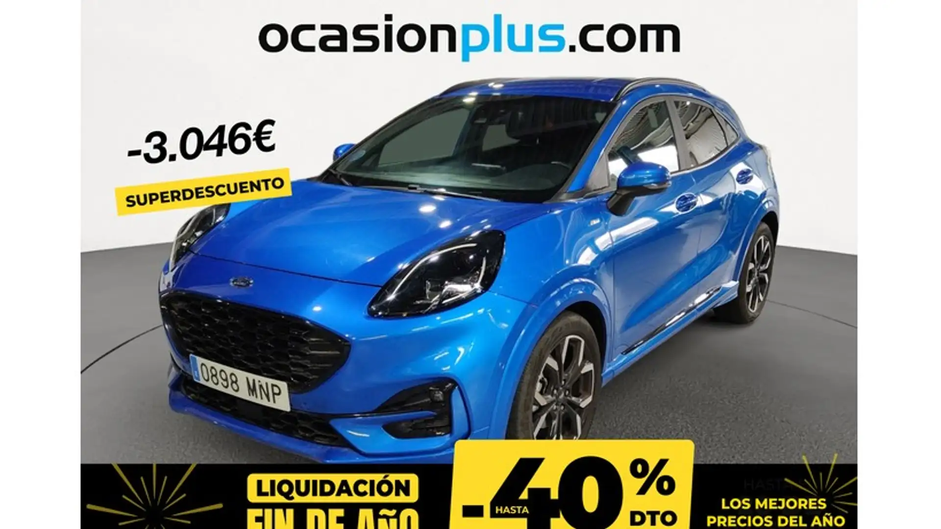 Ford Puma 1.0 EcoBoost MHEV ST-Line X 125 Blau - 1