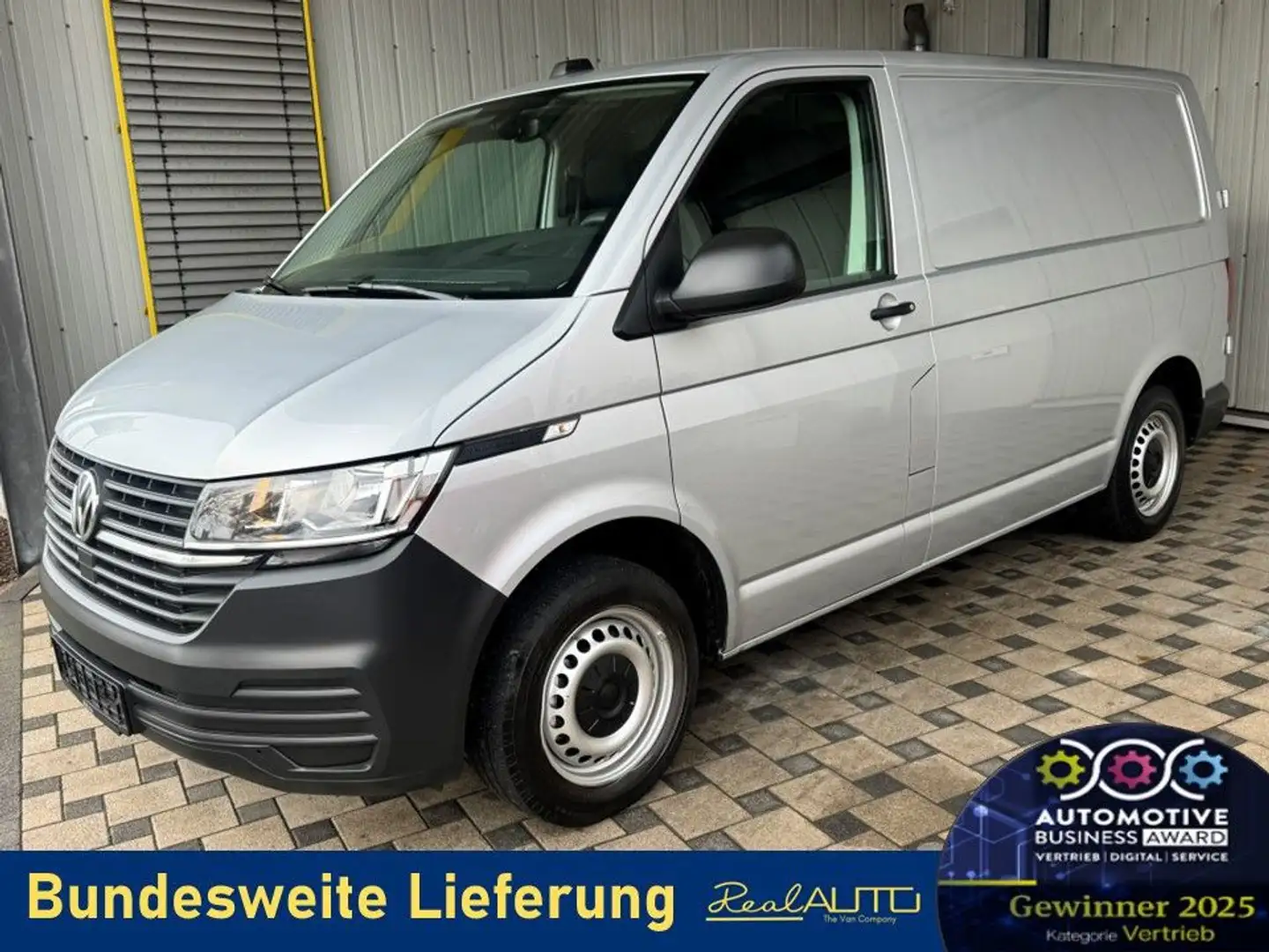 Volkswagen T6 Transporter 6.1 Kasten TDI Klima*Tempomat*PDC Argent - 1