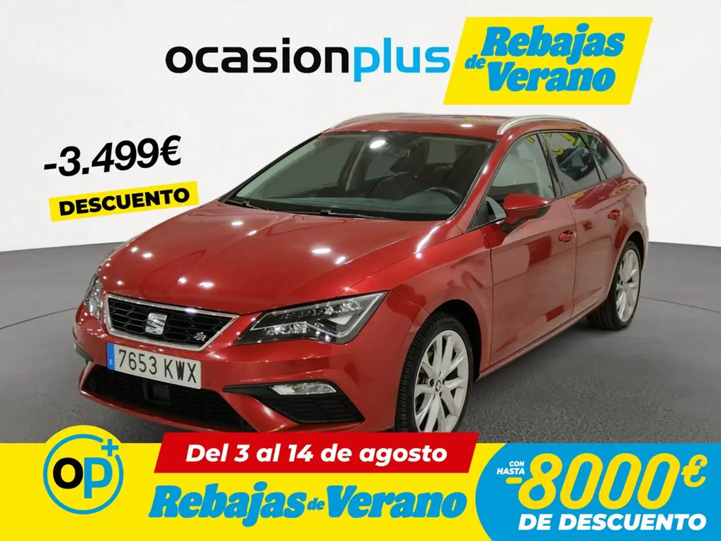 SEAT Leon ST 1.5 TGI GNC S&S FR 130 Rojo - 1