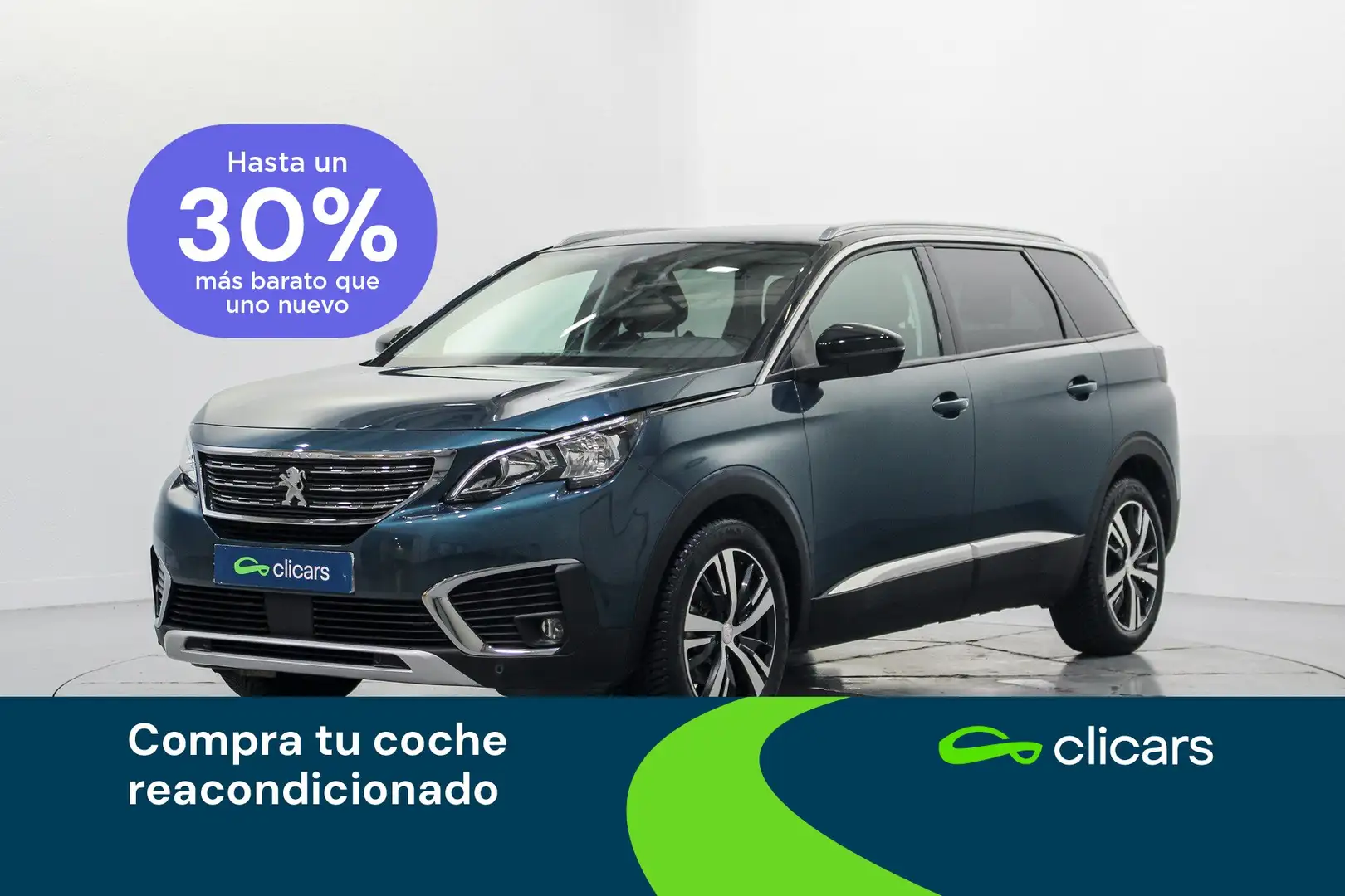 Peugeot 5008 1.2 PureTech S&S Allure 130 EAT8 Bleu - 1