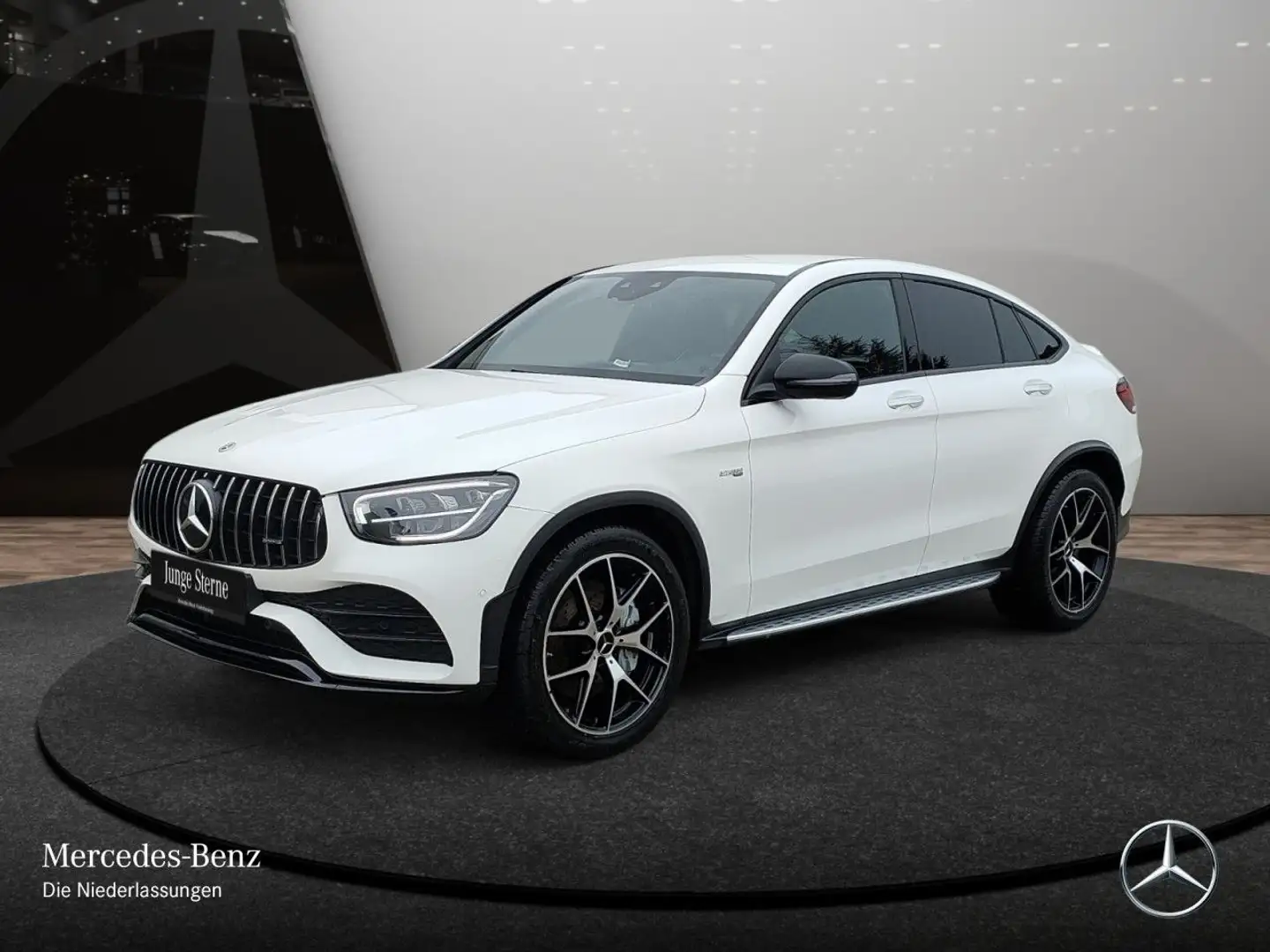 Mercedes-Benz GLC 43 AMG GLC 43 Coupé 4M AMG+NIGHT+LED+STHZG+BURMESTER+HUD Blanc - 2