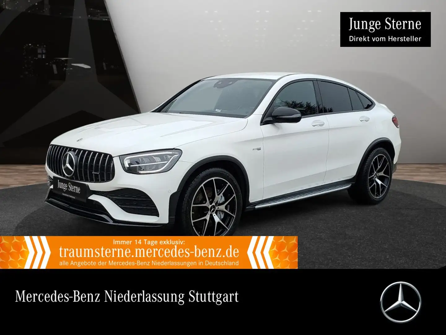 Mercedes-Benz GLC 43 AMG GLC 43 Coupé 4M AMG+NIGHT+LED+STHZG+BURMESTER+HUD Blanc - 1