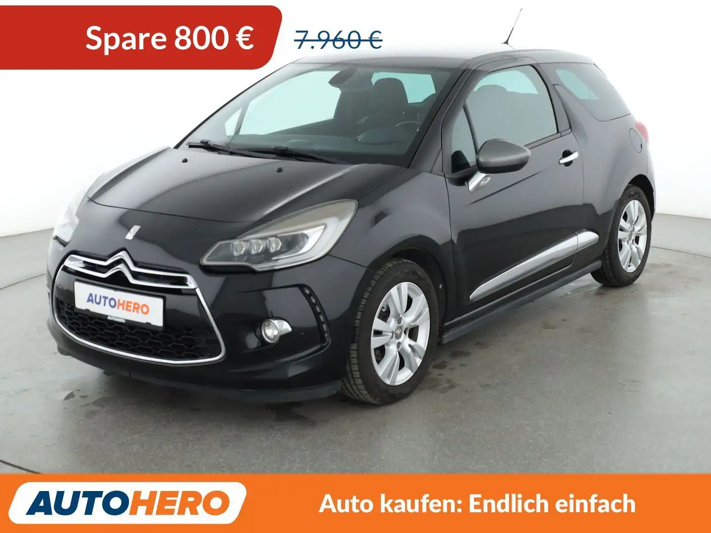 Citroen DS3 1.2 PureTech SoChic *ALU*KLIMA*GARANTIE* Schwarz - 1