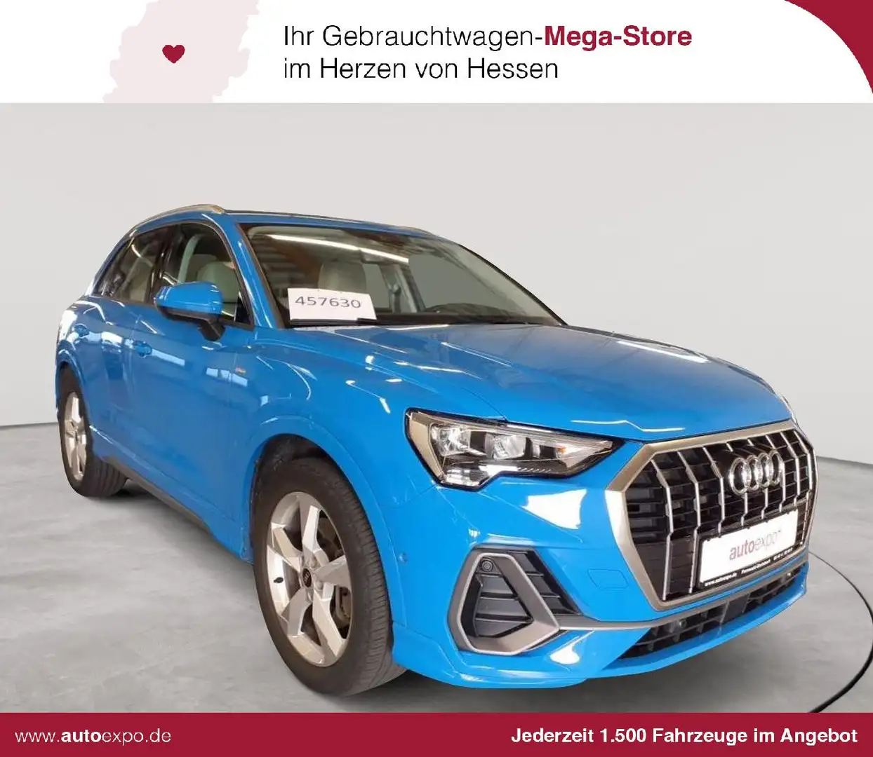 Audi Q3 Q3 45 TFSIe S tronic S line AHK Virtual SHZ Blau - 1