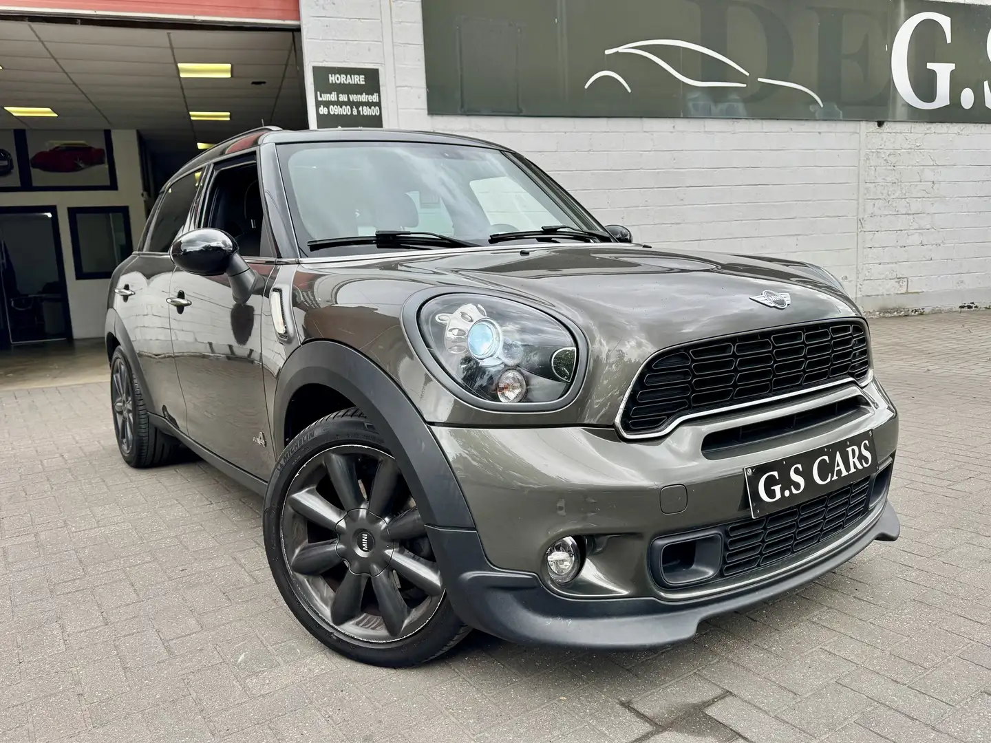 MINI Cooper SD ✅ 2.0 D S - ALL4 - navigation - cuir brun ✅ Gris - 2