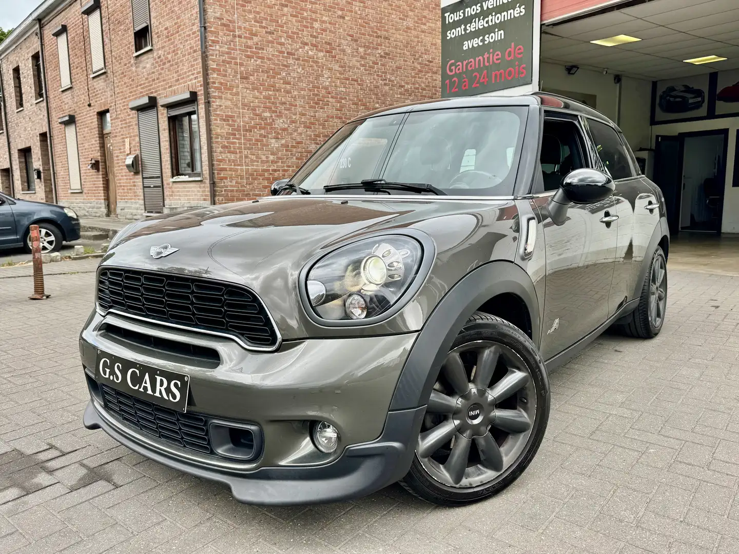MINI Cooper SD ✅ 2.0 D S - ALL4 - navigation - cuir brun ✅ Gris - 1