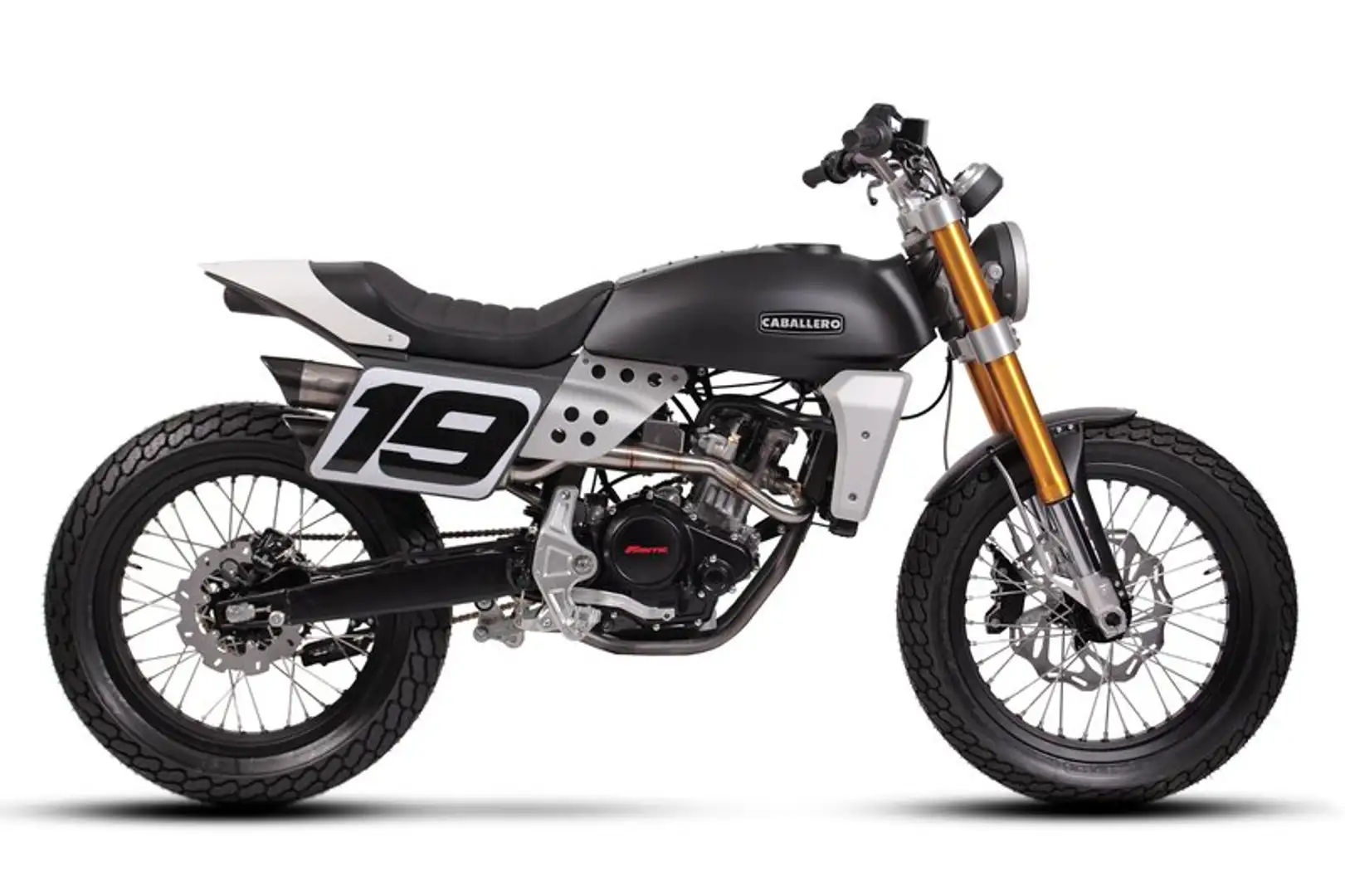 Fantic Caballero 125 FLAT TRACK Noir - 1