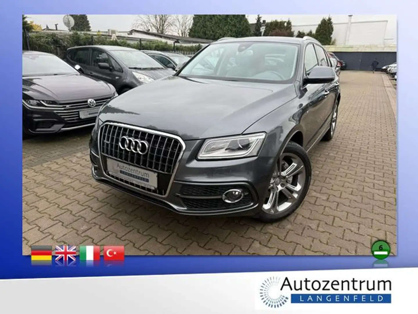 Audi Q5 3.0 TDI quattro S-Line *STHZ*ACC*LEDER* Grau - 1