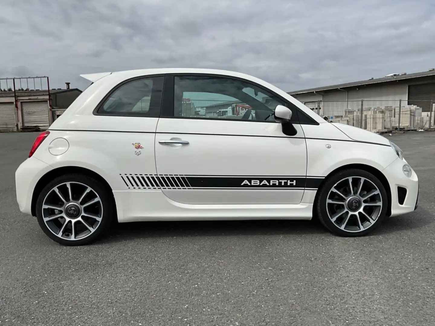 Abarth 595 *48TKM*Leder*Navi*Sportsitze*Alu*KlimaT*Sitzh Biały - 1