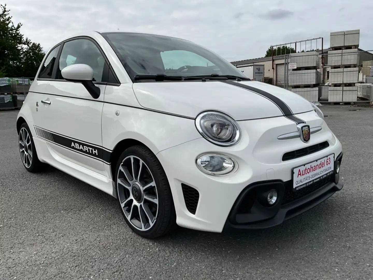 Abarth 595 *48TKM*Leder*Navi*Sportsitze*Alu*KlimaT*Sitzh Biały - 2