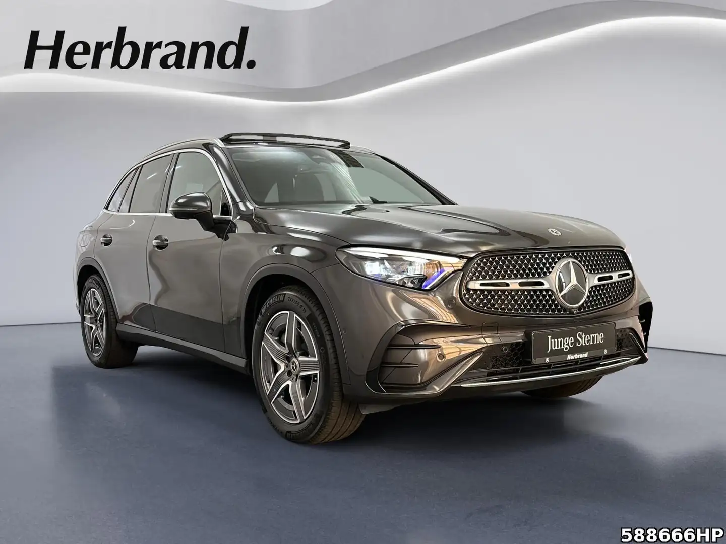 Mercedes-Benz GLC 450 d 4M  Burmester AHK Pano 360° Memory Grijs - 2