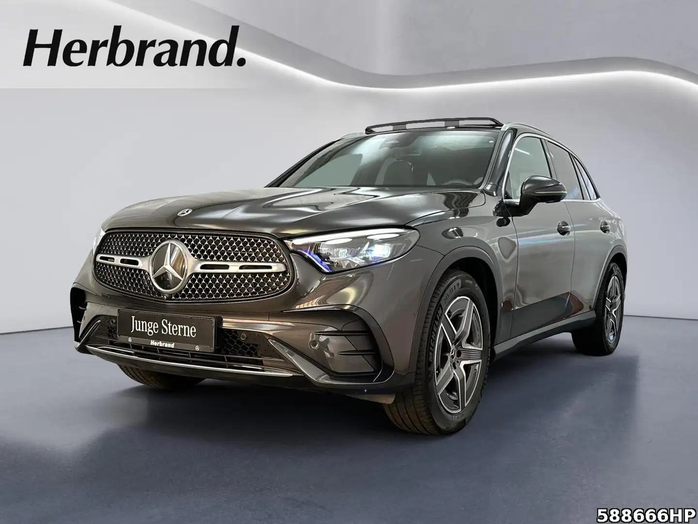 Mercedes-Benz GLC 450 d 4M  Burmester AHK Pano 360° Memory Grijs - 1