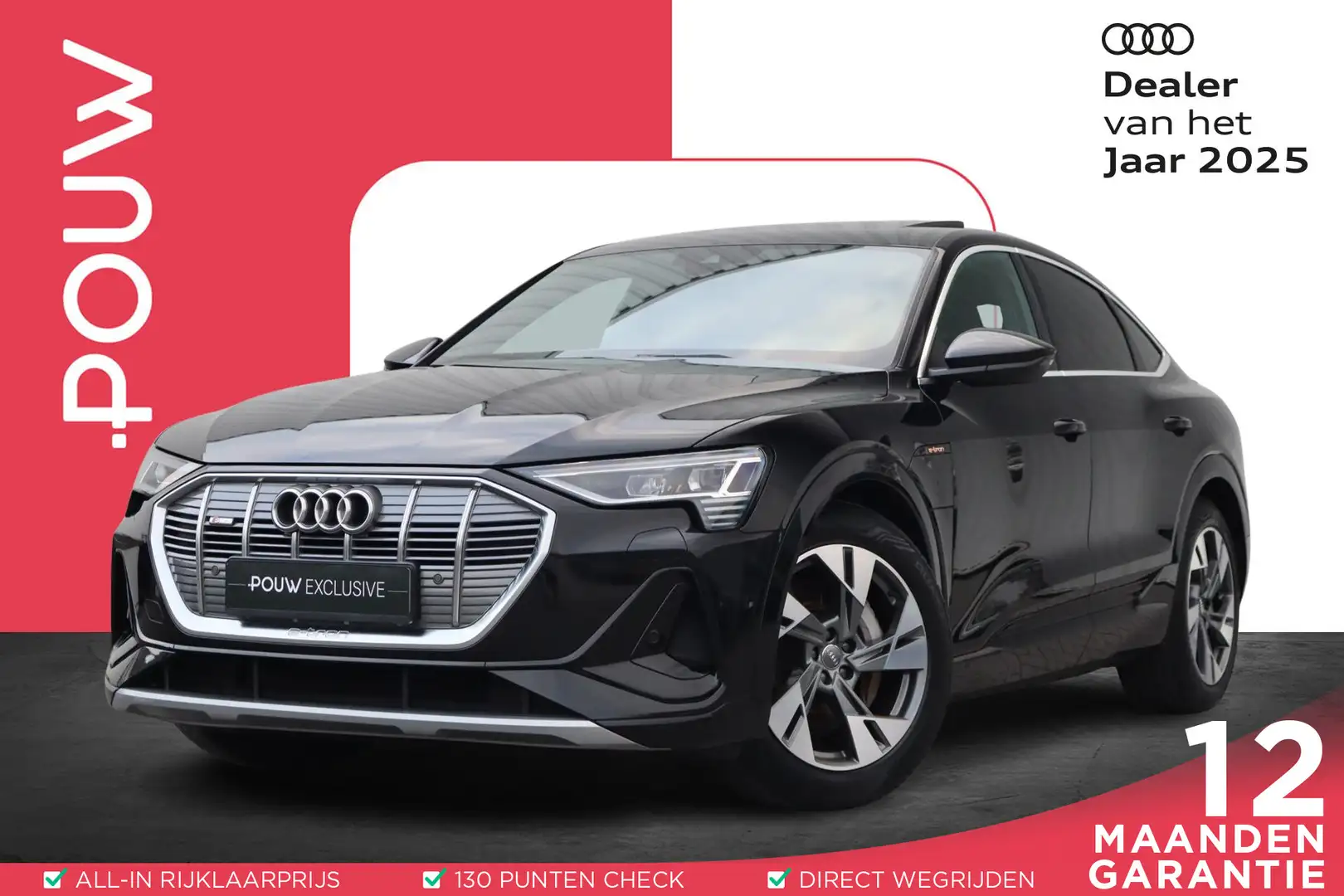 Audi e-tron Sportback 50 313pk quattro S Edition 71 kWh | Trek Negro - 1