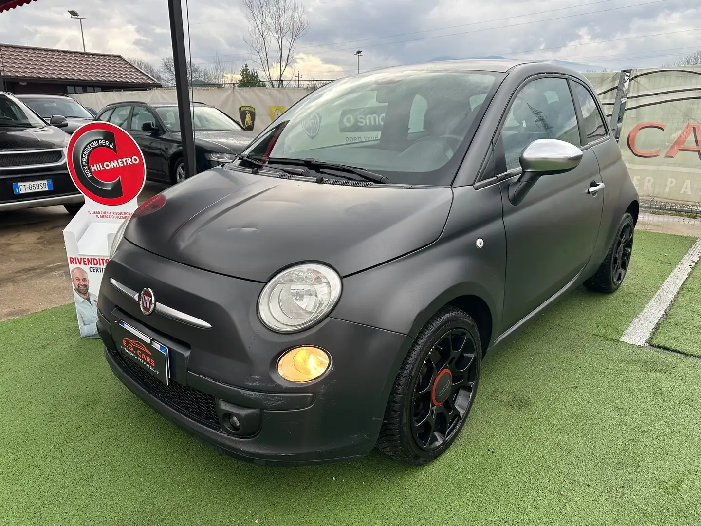 Fiat 500 1.2 SPORT*69CV*NAVI*KAMERA*PELLE*BLUETOOTH* Grau - 1