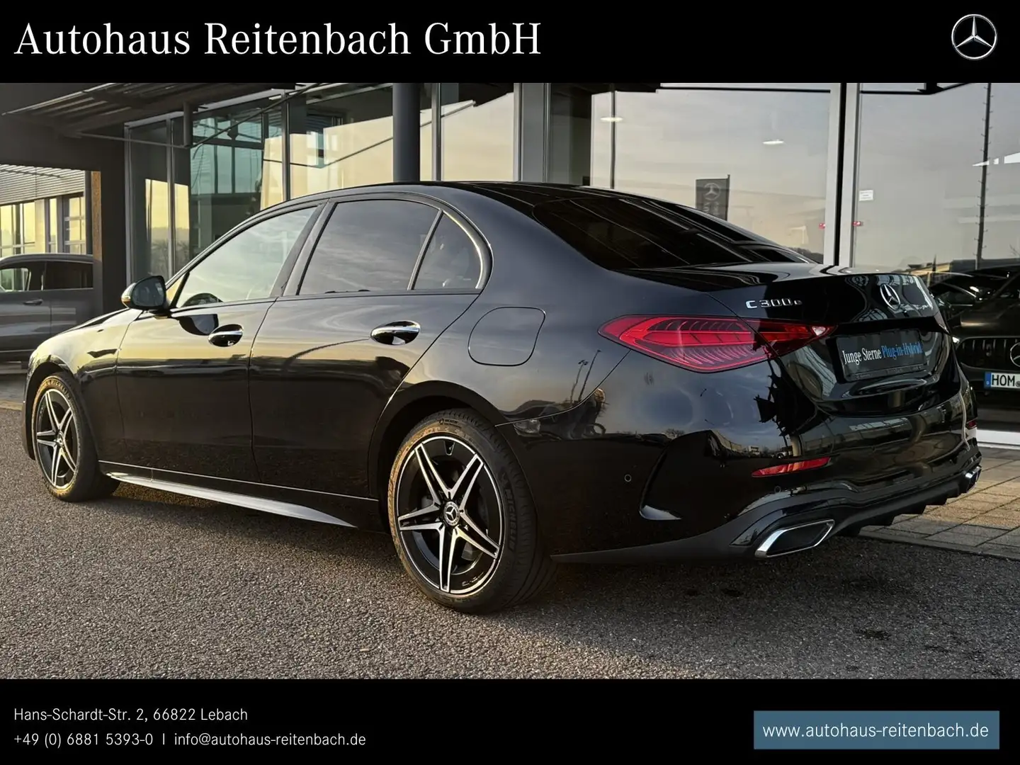 Mercedes-Benz C 300 C300e LIMO AMG+PANO+KAMERA TOTW+LED+NIGHT+SITZHZ Schwarz - 2