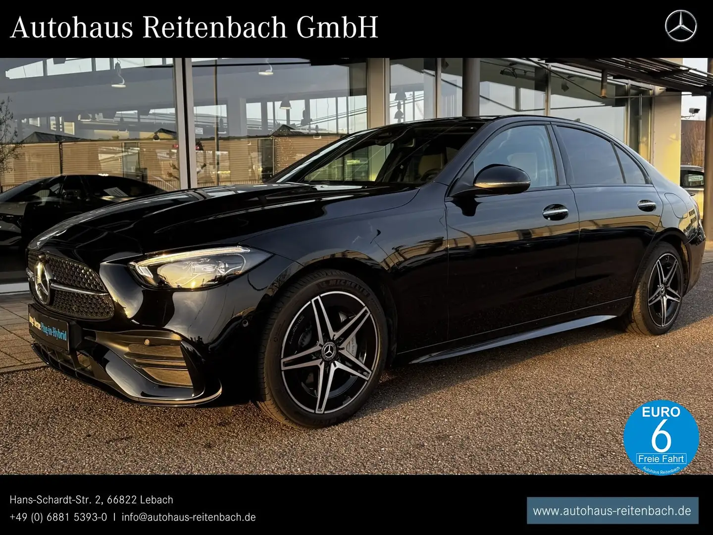 Mercedes-Benz C 300 C300e LIMO AMG+PANO+KAMERA TOTW+LED+NIGHT+SITZHZ Schwarz - 1