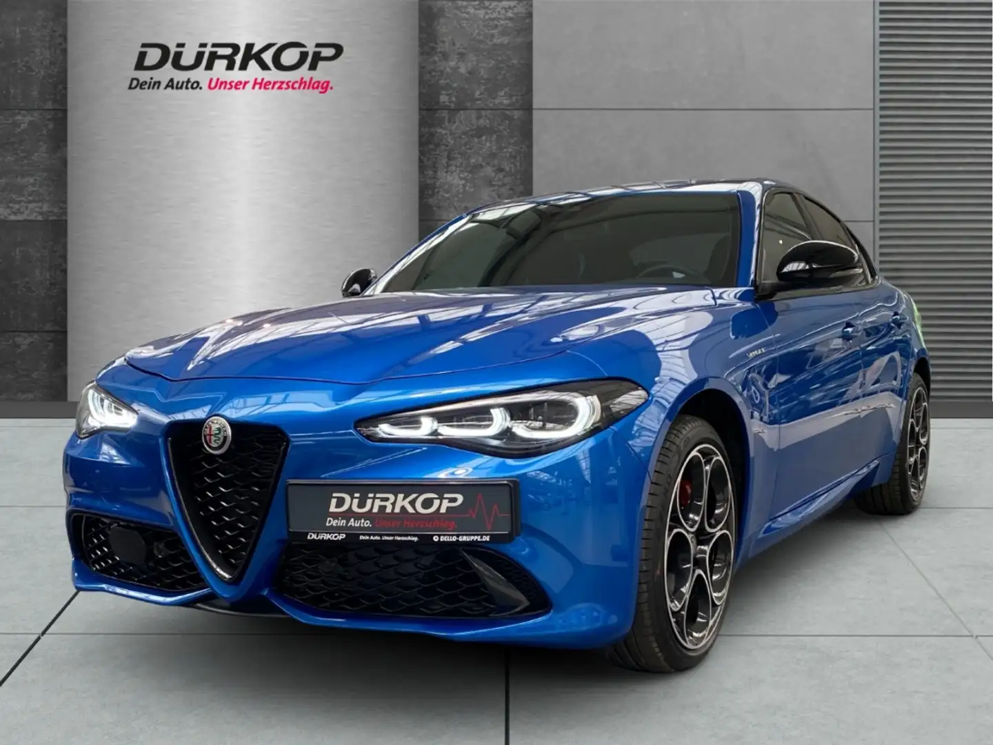 Alfa Romeo Giulia Q4 16V EU6e 2.0 Turbo Veloce El. Fondsitzverst. Na Blau - 1