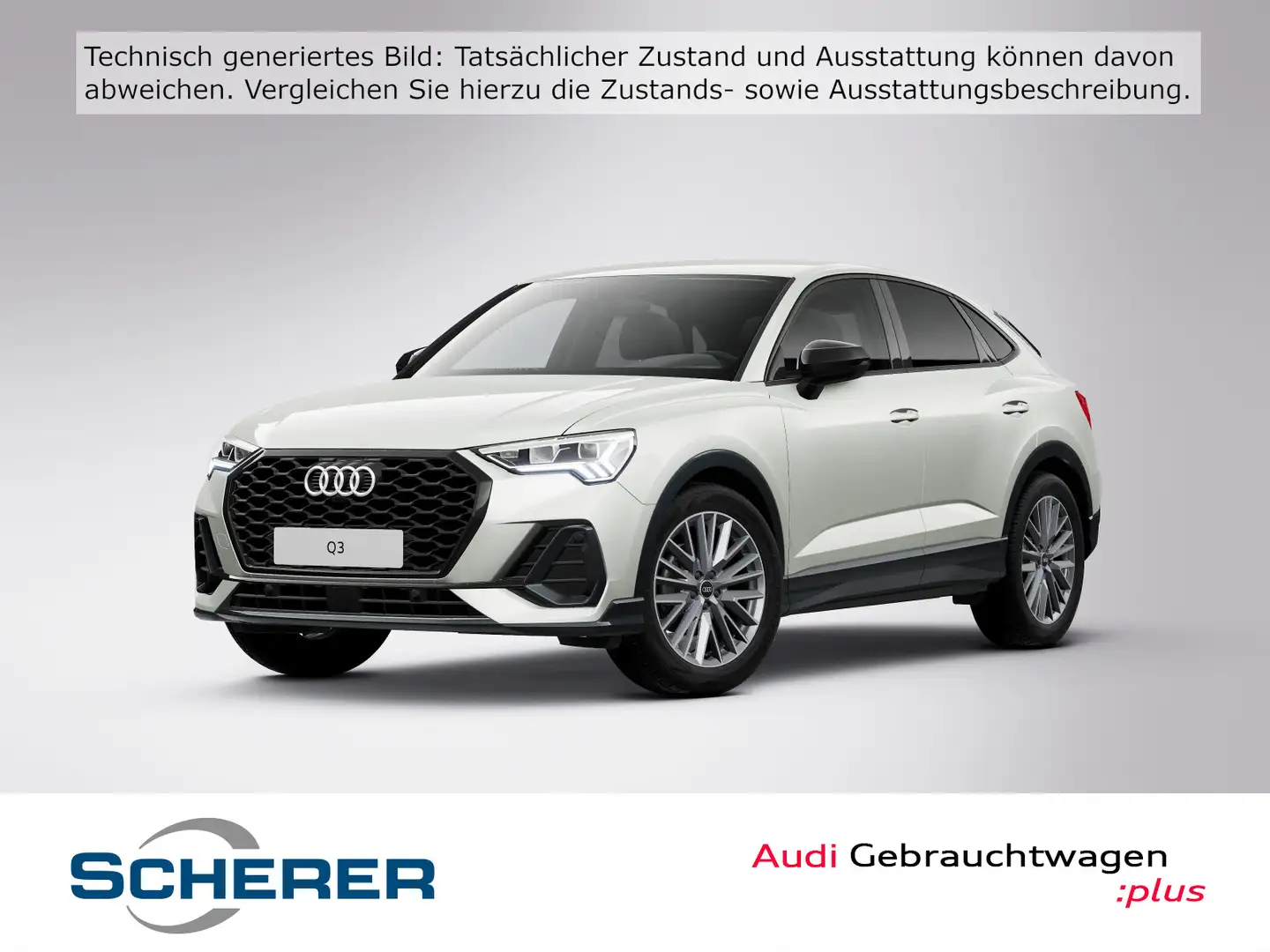 Audi Q3 S line 35 TDI S tronic LED NAVI SON Silber - 1