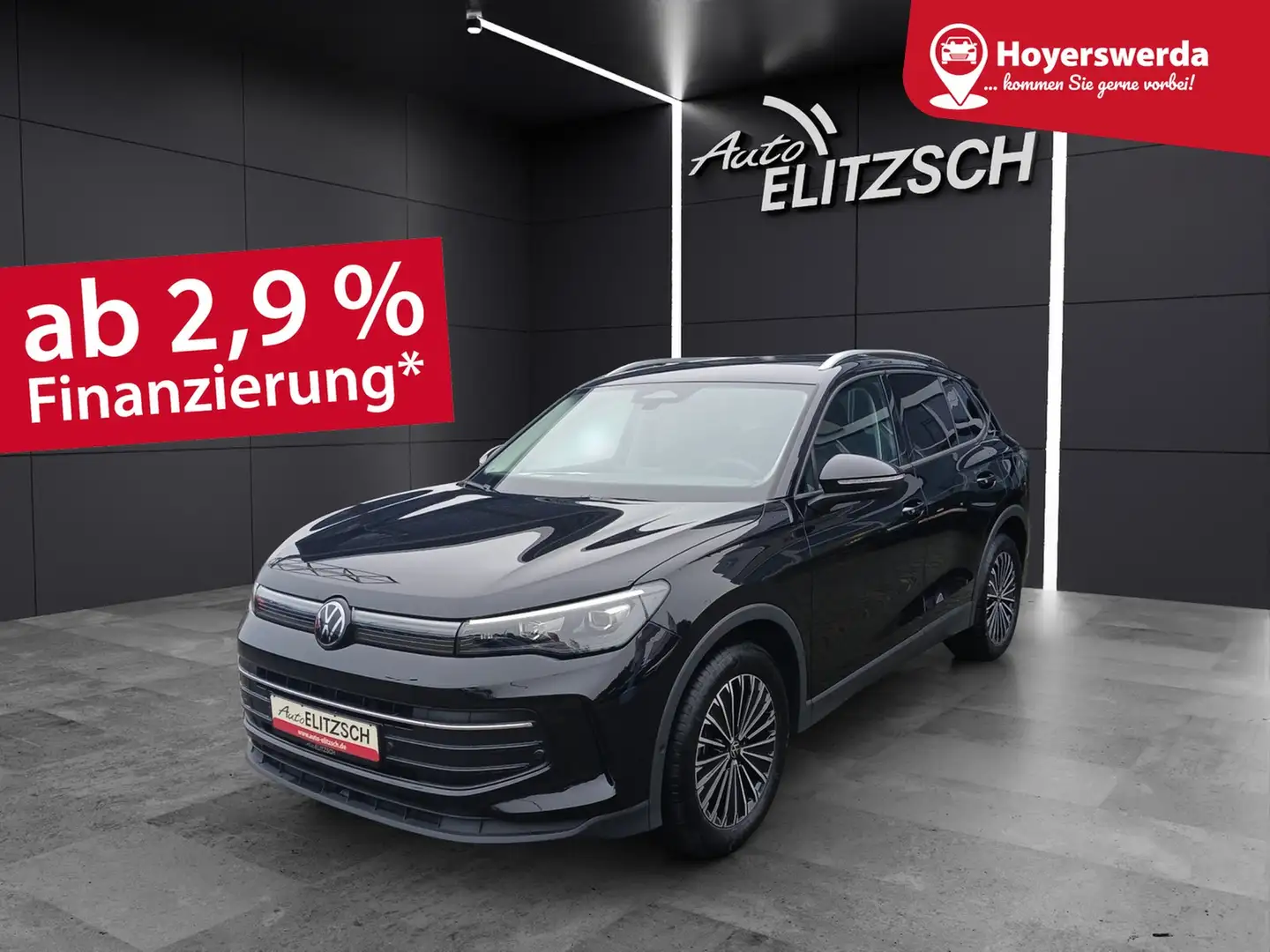 Volkswagen Tiguan eTSI Life DSG LED AHK Navi AID ACC RFK SH Schwarz - 1
