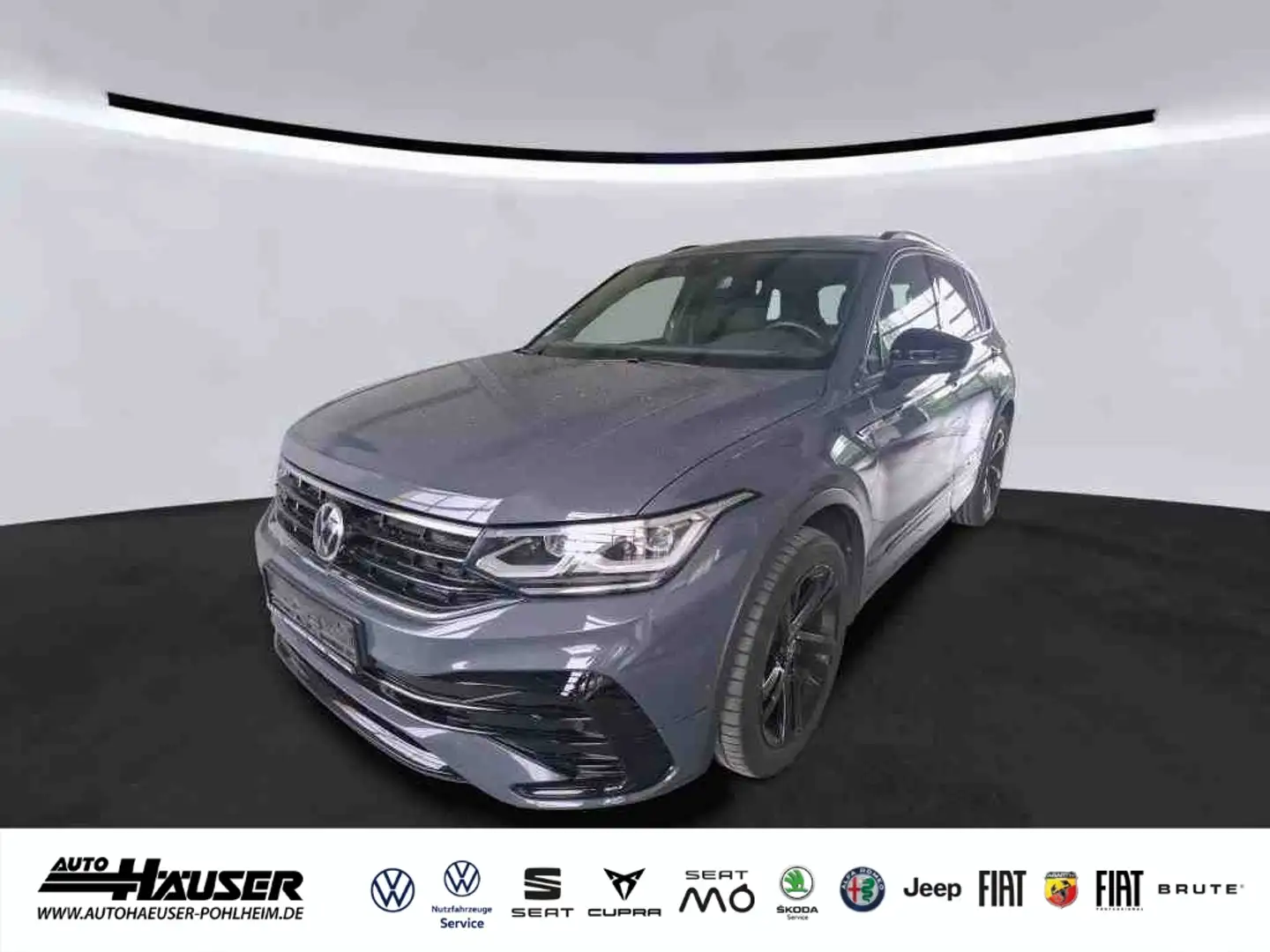 Volkswagen Tiguan R-Line 2.0 TDI DSG 4Motion AHK STANDHZG EL. HECKKL Grau - 1