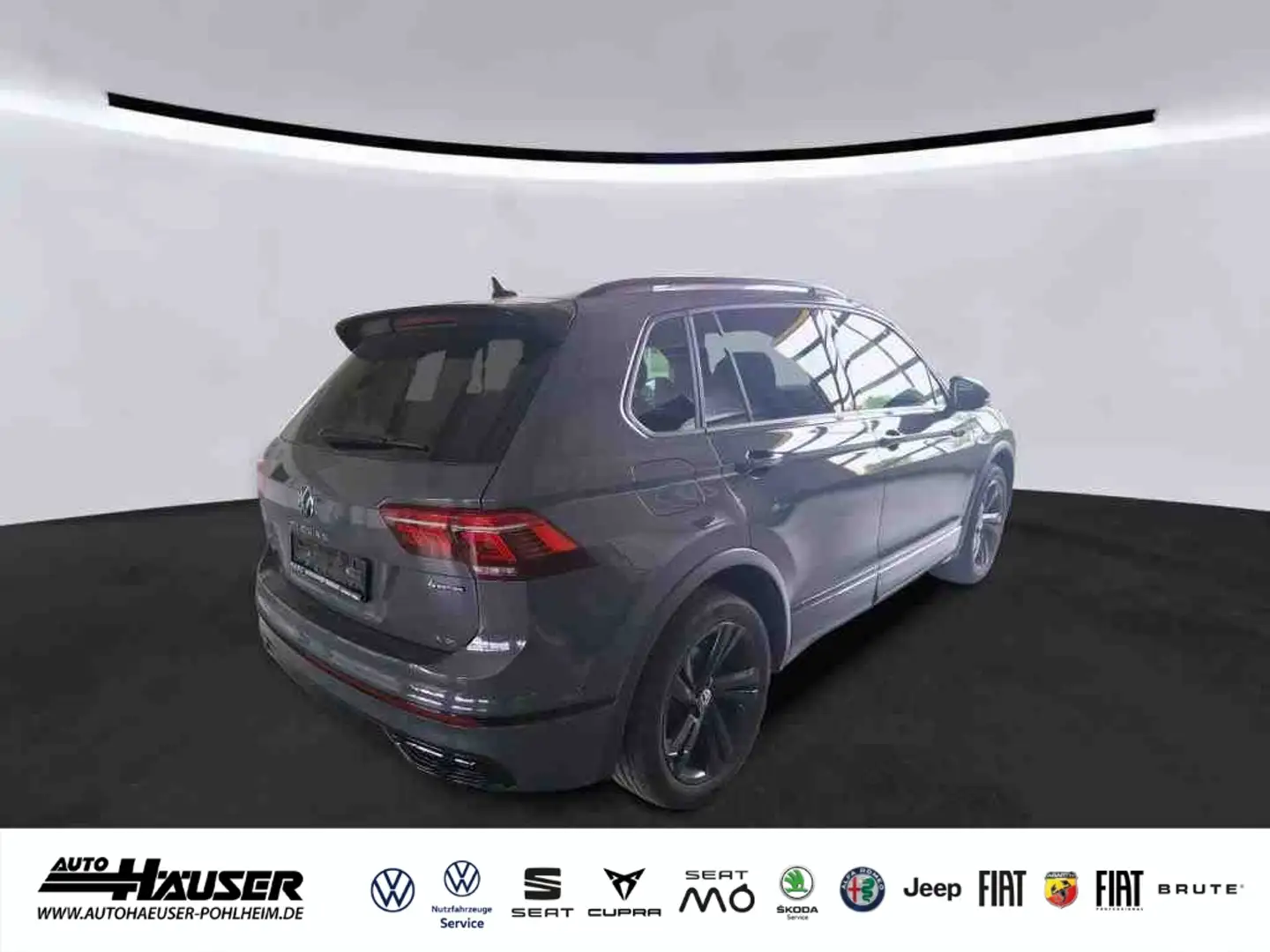 Volkswagen Tiguan R-Line 2.0 TDI DSG 4Motion AHK STANDHZG EL. HECKKL Grau - 2
