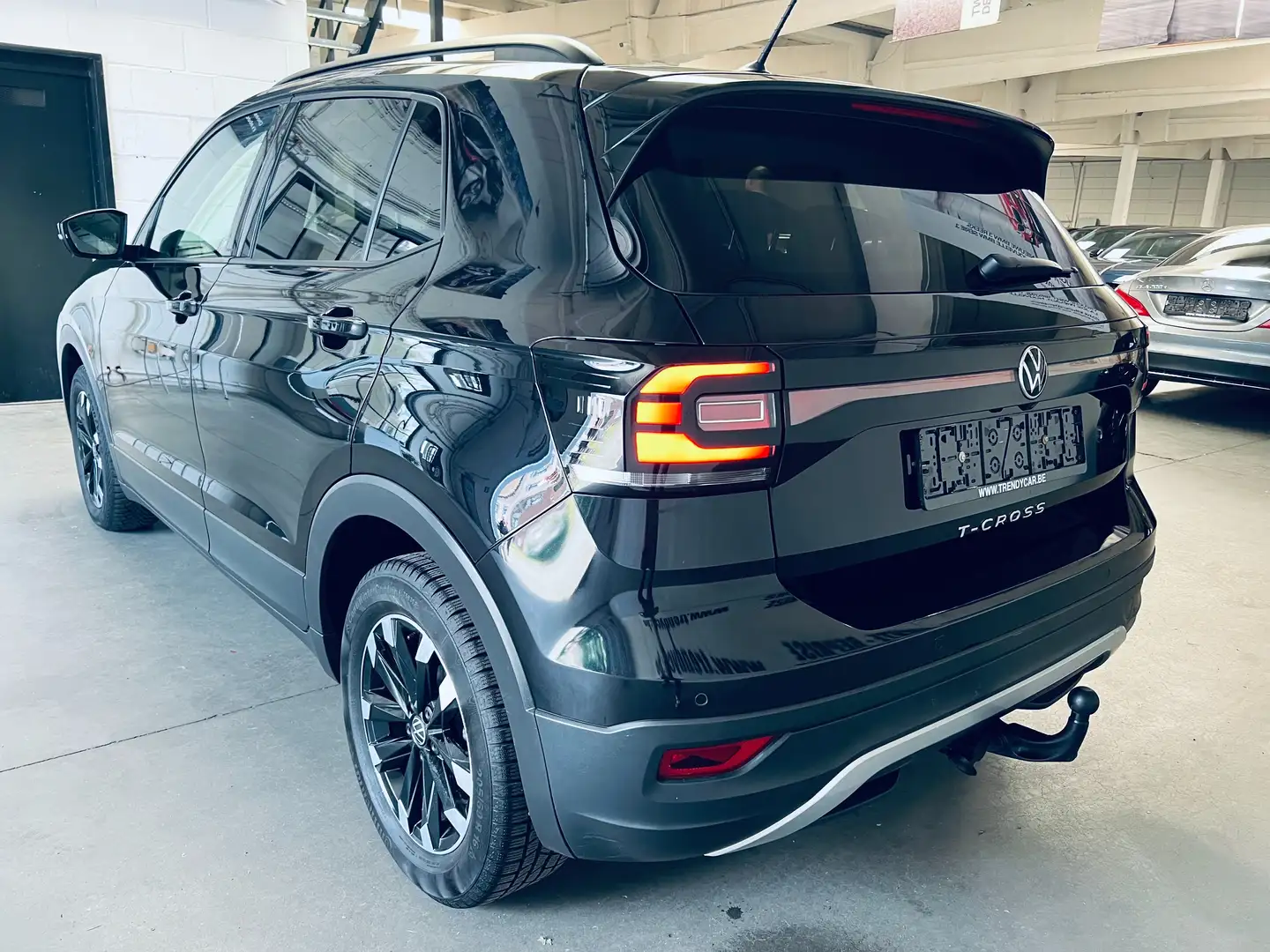 Volkswagen T-Cross 1.0 TSI EU6d DSG+NAVI+TVA+CAMERA+CARNET+GARANTIE Zwart - 2