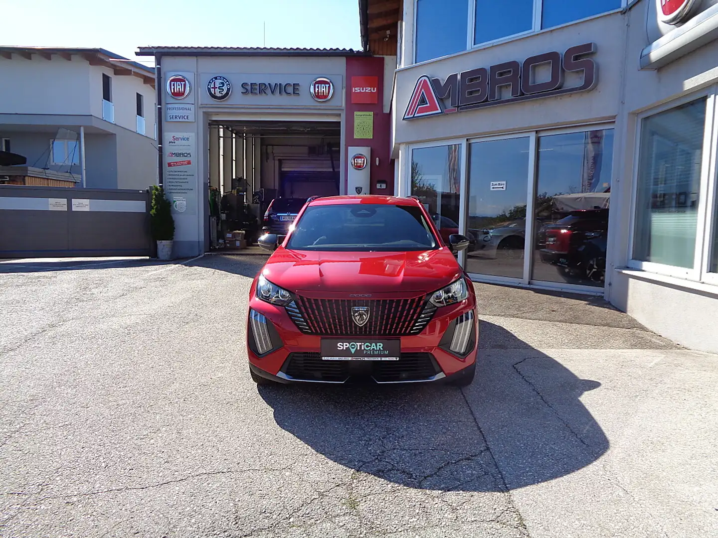 Peugeot 2008 Hybrid 145 e-DCS6 Allure 360 KAMERAS NAVI LED A... Rot - 2