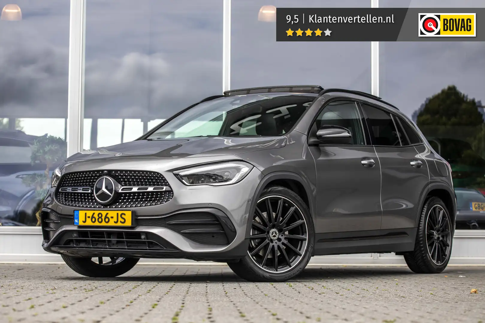 Mercedes-Benz GLA 200 AMG Line | Pano | Leder | Trekhaak | Gris - 1