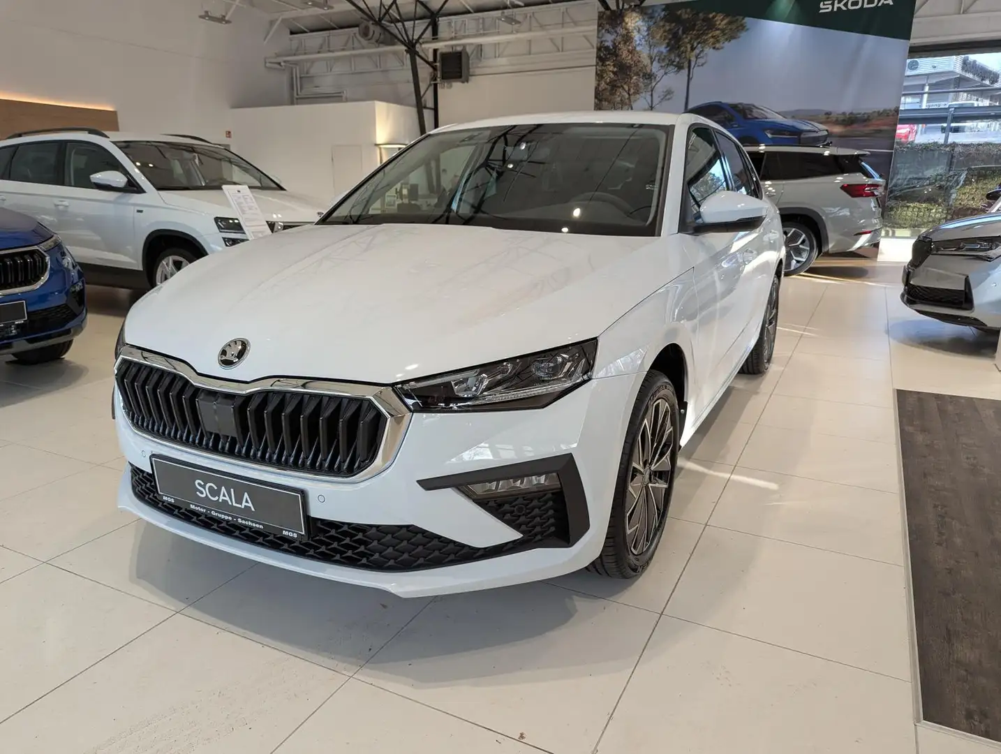 Skoda Scala 1.0 TSI Tour DSG Weiß - 2