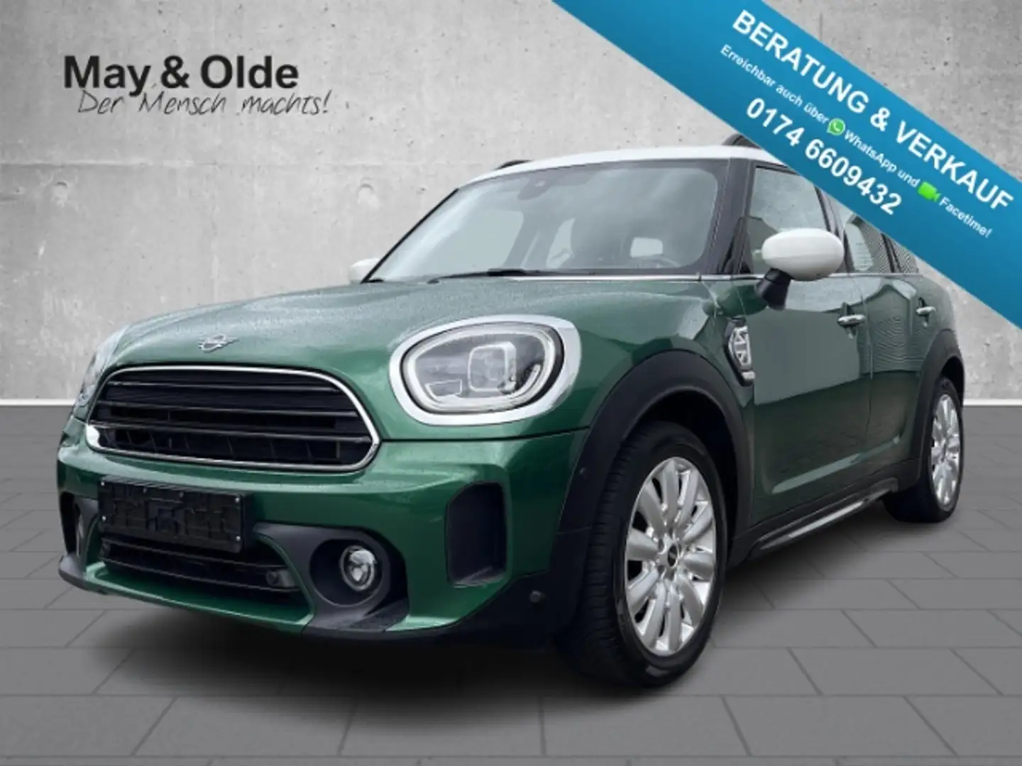 MINI Cooper Countryman LED Navi AHK HuD H/K Kamera Grün - 1