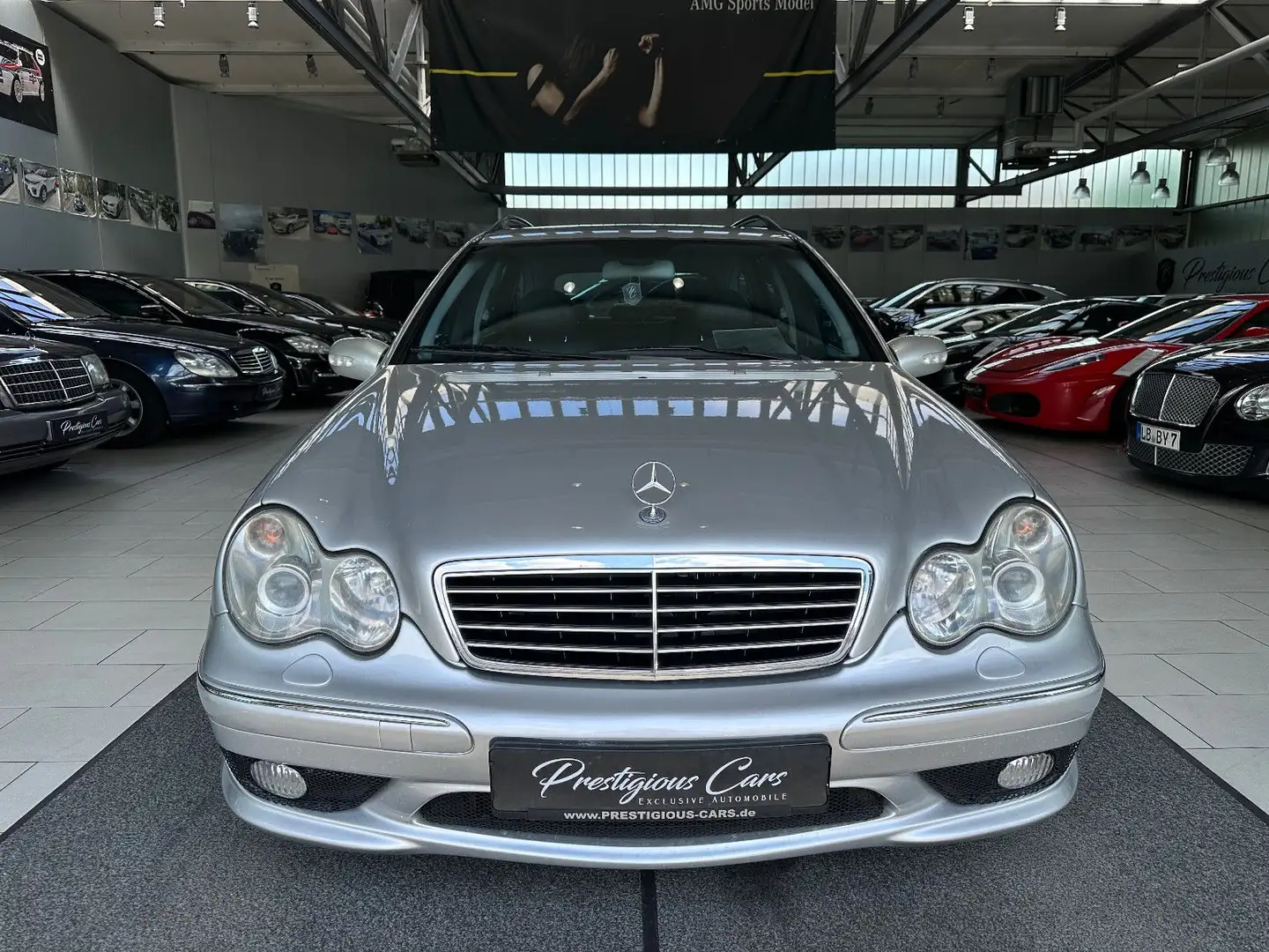 Mercedes-Benz C 32 AMG T Bi-Xenon Comand GSD SEHR GEPFLEGT TOP Silver - 1