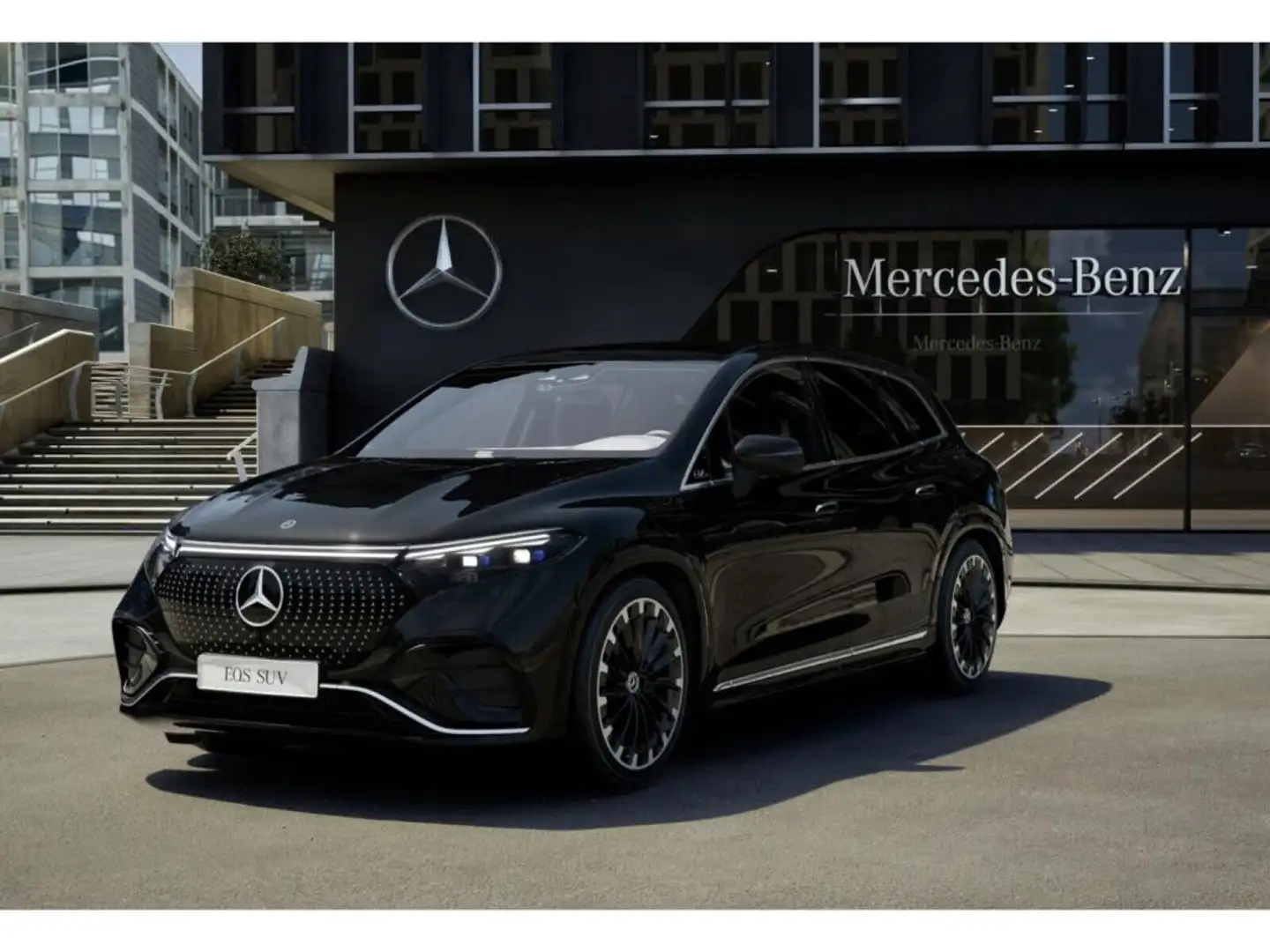 Mercedes-Benz EQS SUV EQS 500 4M SUV AMG-Sport/Hyper/Pano/Burm/HUD/AHK Noir - 1