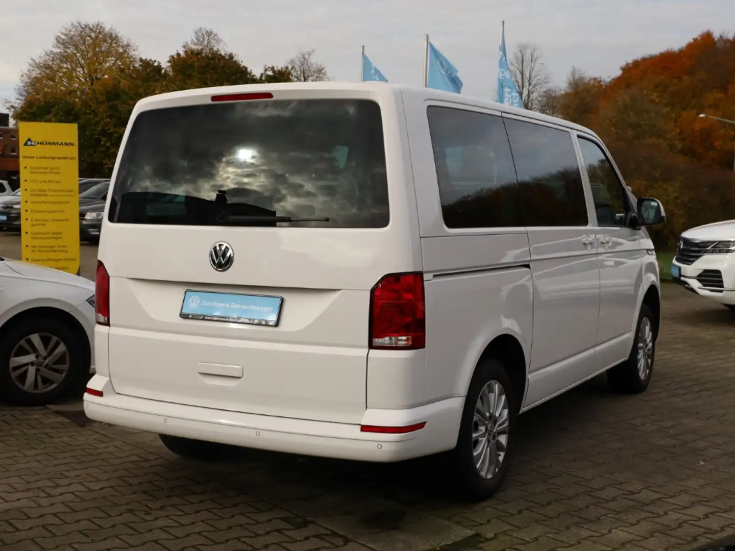 Volkswagen Transporter Kombi KR 2.0 TDI NAVI PDC 7-SITZER KLIMA SHZ Weiß - 2