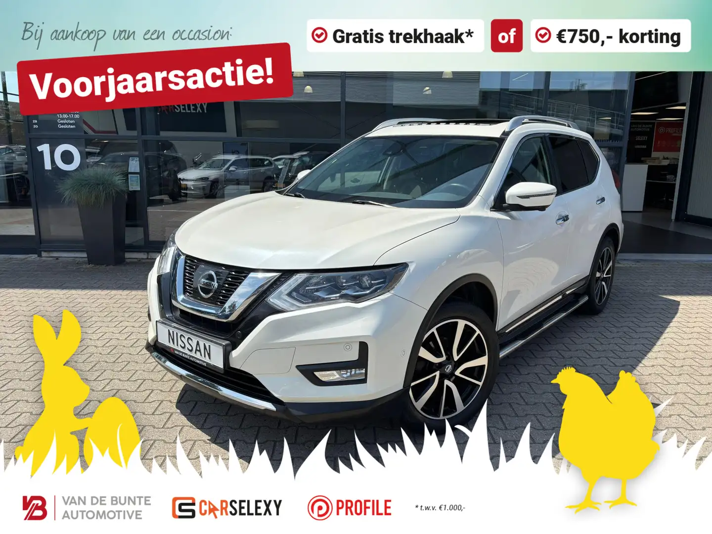 Nissan X-Trail 1.6 DIG-T Tekna *Trekhaak* Weiß - 1