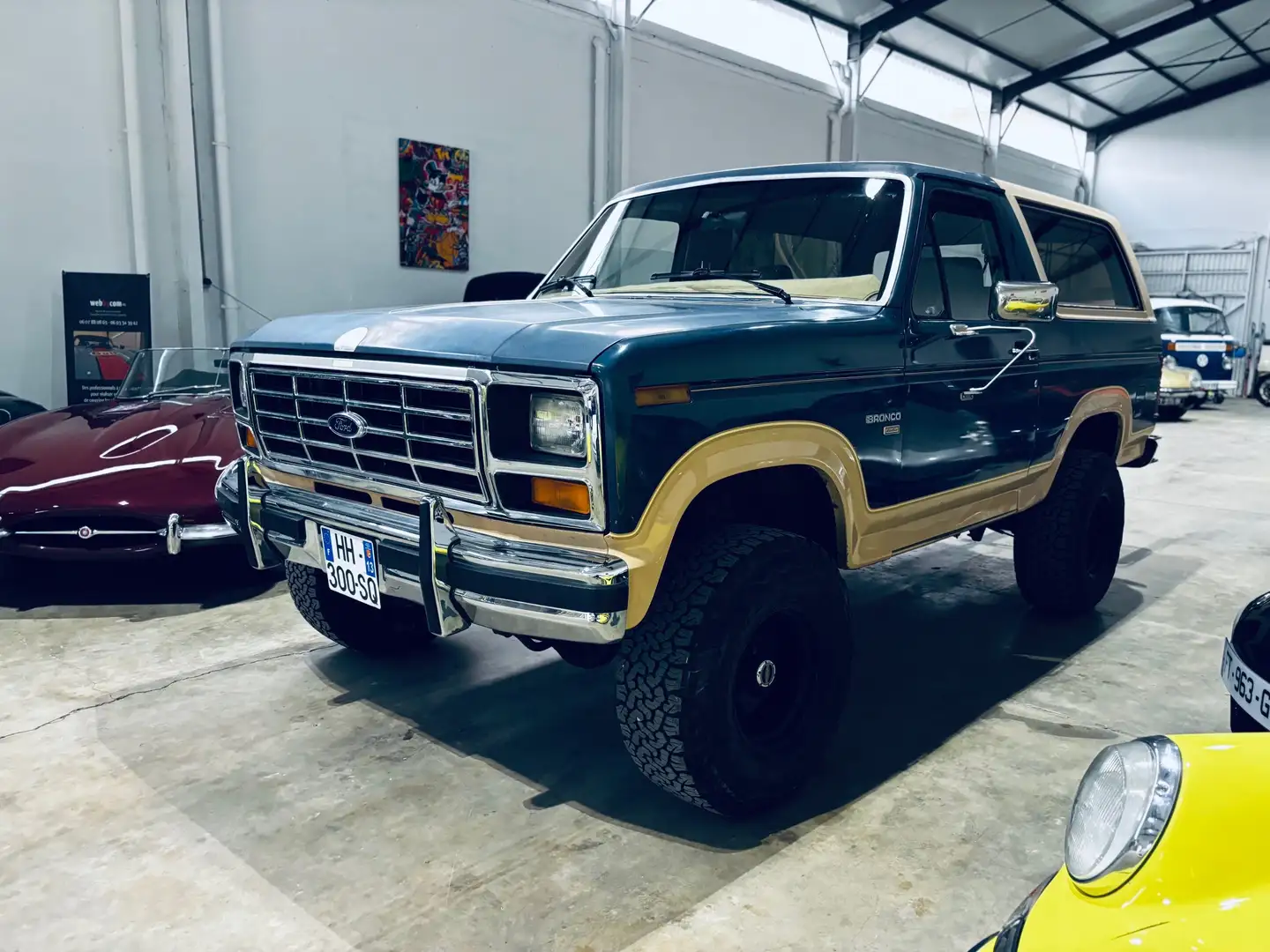 Ford Bronco Eddie Bauer 1986 V8 bva Blau - 2