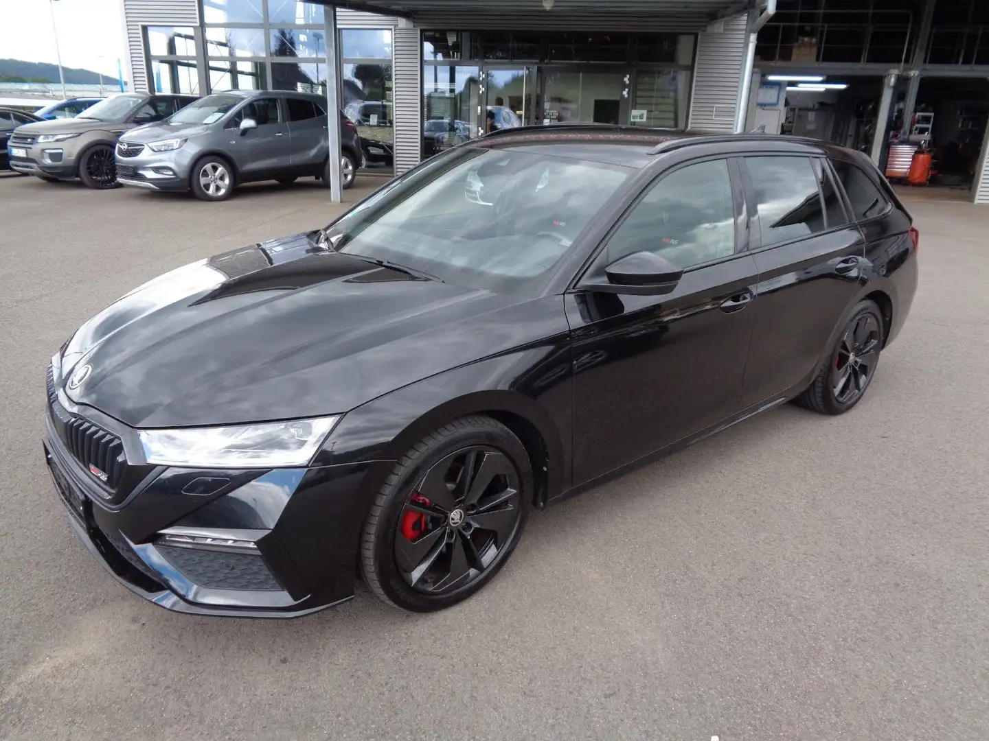 Skoda Octavia Combi RS 4x4, Standheizung, AHK Zwart - 1