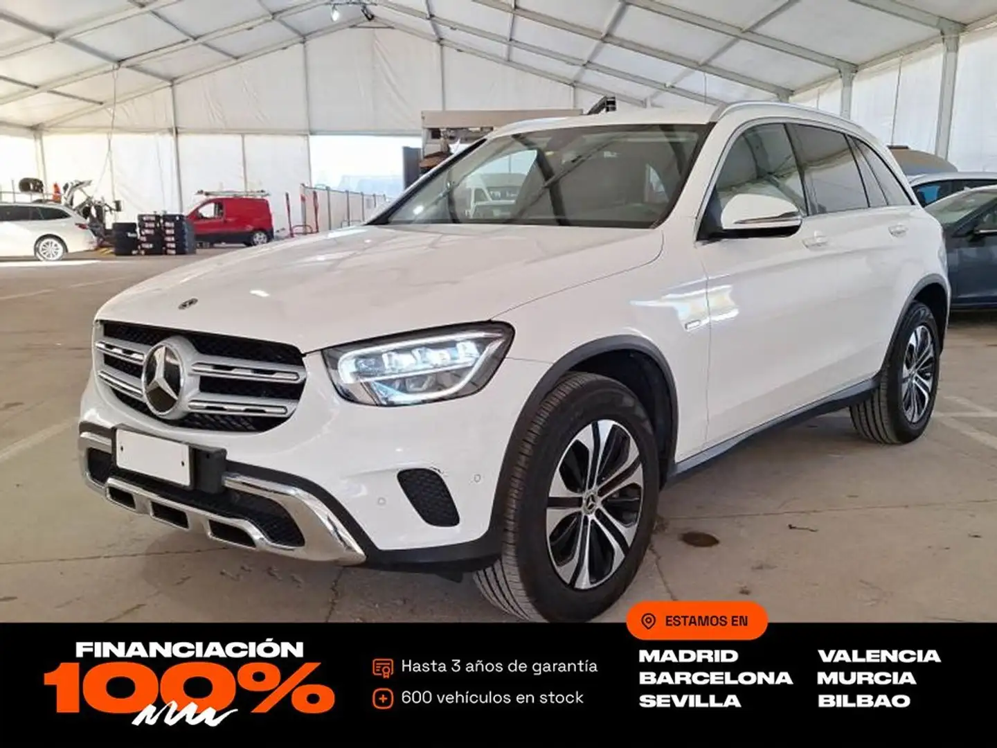Mercedes-Benz GLC 300 e 4MATIC Blanc - 1