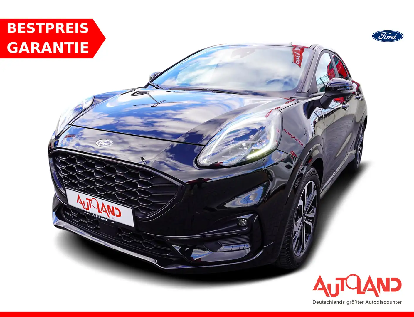 Ford Puma 1.0 EcoBoost ST-Line Navi Kamera PDC LED Schwarz - 1