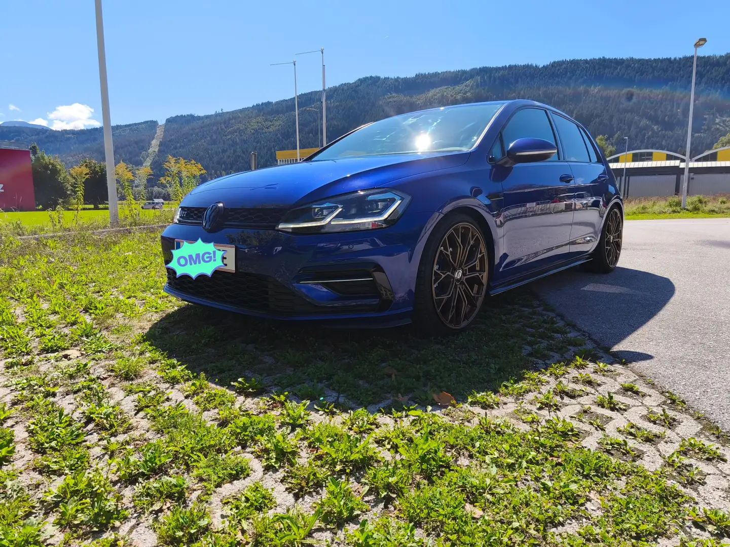 Volkswagen Golf Golf 1,5 TSI R-line DSG Blau - 2